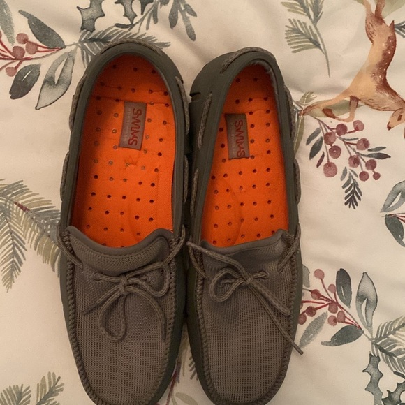 Grey SWIMS Loafers - Size 8 - Picture 2 of 10